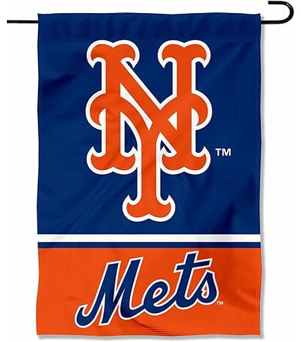 Amazon | ニューヨークメッツ両面ガーデンフラッグ | Wincraft
