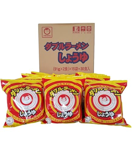 Amazon.co.jp: マルちゃん ダブルラーメン みそ 168g×15個 : 食品