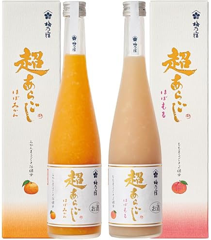 もえ 梅乃宿 ゆず1、うめ1、みかん1、みっく酒1、もも2 計6本セット