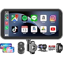 Changer バイク ドライブレコーダー　ディスプレイ付　CarPlay対応 Amazon.co.jp: Changer バイク用ドライブレコーダー 5インチ GPS