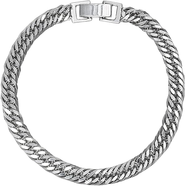 Amazon | [ハッピーグッツショップ] プラチナ 喜平ブレスレット 8面