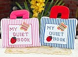 布絵本 MY QUIET BOOK NEW ENGLISH VERSION ピンクストライプ&ブルーストライプ スマートギフトセット!! 英語教育　　　幼児教育