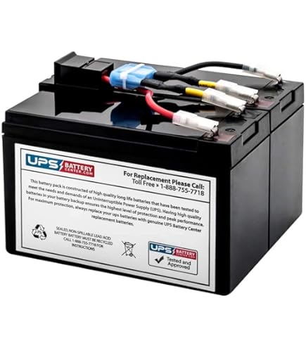 Amazon | APC SUA500JB/SUA750JB UPS交換用バッテリーキット RBC48L 無