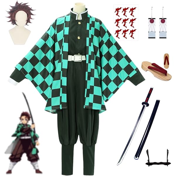 Amazon.co.jp: [黒崎良品] 竈門 炭治郎 コスプレ衣装 鬼滅の刃