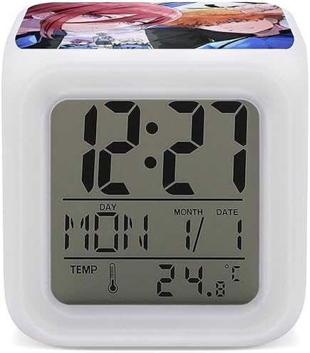 アリナミン ブルーロック オリジナル目覚まし時計 Amazon.co.jp: ブルーロック 目覚まし時計 LED デジタル時計 立方体 多