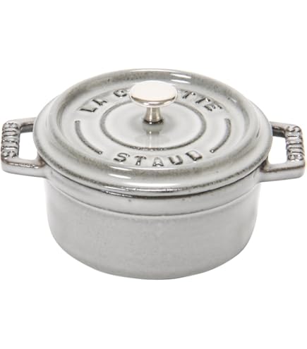 Amazon | [ストウブ] staub ミニ ココット ラウンド 14cm ブラック 鍋