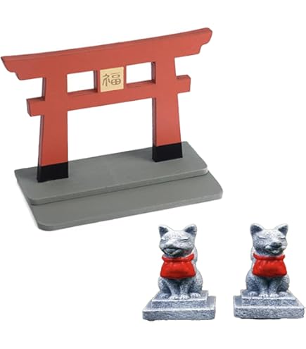 Amazon.co.jp: お稲荷さん きつね キツネ 狐 一対 10寸 お稲荷 お狐様