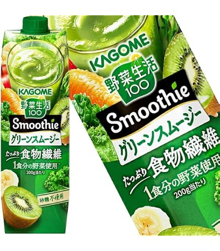 Amazon.co.jp: カゴメ 野菜生活100 Smoothie(スムージー) グリーン