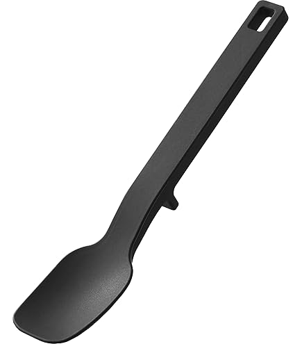 Amazon｜山崎実業 (Yamazaki) シリコーン スプーン ブラック 約