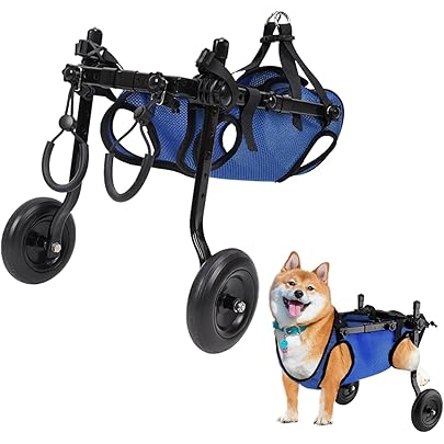 Amazon.co.jp: MIKEART 犬用車椅子 歩行器 車いす 4輪 歩行補助 ペット