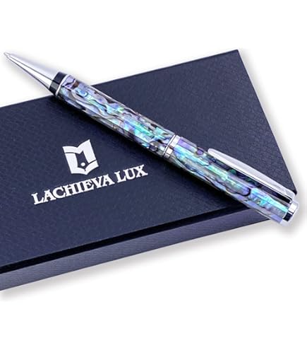 Amazon.co.jp: LACHIEVA LUX 天然アワビ貝 シャープペンシル 0.7mm