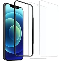 Amouhom 2枚入りiPhone 12用/iPhone12 pro用 ガラスフィルム 6.1inch 強化ガラス液晶…