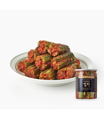 Amazon.co.jp: FZ014 Large Seafood Kimchi Set of 4 Types (Raw Red