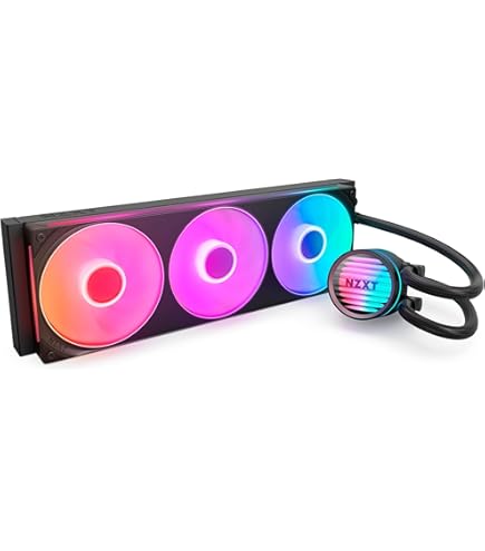 Amazon | NZXT KRAKEN Z53 ホワイト 簡易水冷CPUクーラー 液晶モニタ