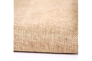 Flushbay スピーカーグリル布 クロス ファブリック50cm x 146cmリネン スピーカー サランネット 生地 メディアキャビネット、ステージスピーカー、KTVボックスの修理 防塵 保護用 (褐色)