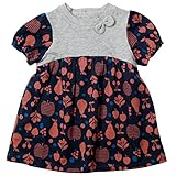 《H28年秋冬物》(日本製) Joues douces(ジュース デュース) ジャガードフルーツ柄半袖ワンピース 90cm /NB NO.DP-63800