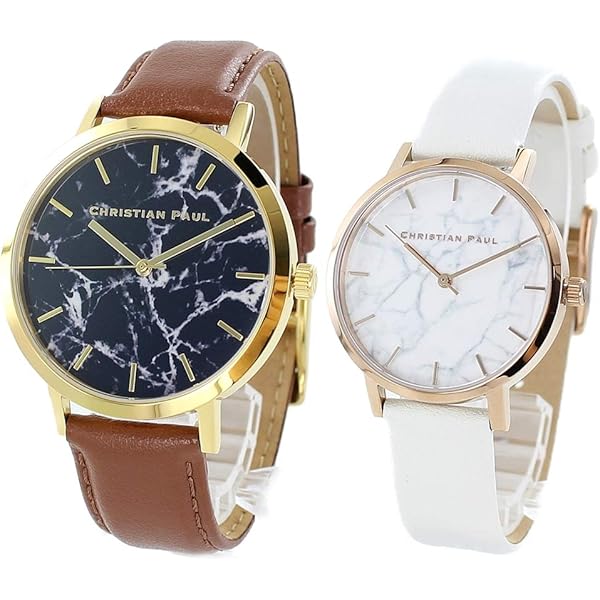 クリスチャンポール 時計 ペアウォッチ 43mm 35mm MRM-03MRML-03 無料特典付き クリスチャンポール 時計 ペアウォッチ 43mm 35mm