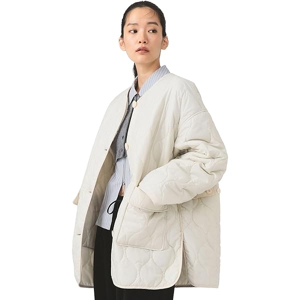 Amazon | [レイビームス] コート ガンパッチ スタンドコート