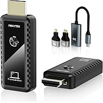ワイヤレス hdmi 無線 送受信 hdmi ワイヤレスHDMI送受信機セット Amazon | 2025年新登場 ワイヤレスHDMI 送受信機 セット 小型
