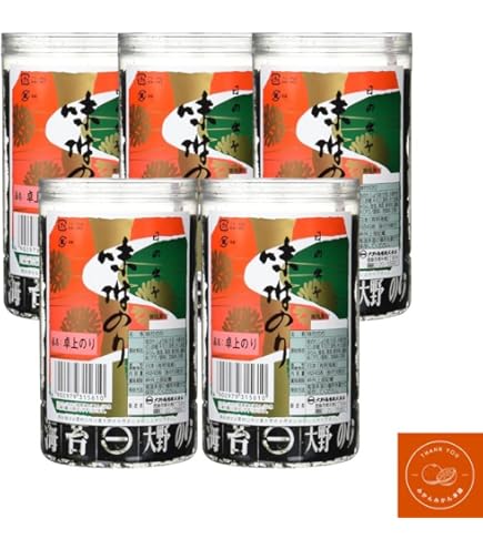 Amazon.co.jp: 大野海苔6本化粧箱入り 味付のり便利な卓上タイプ