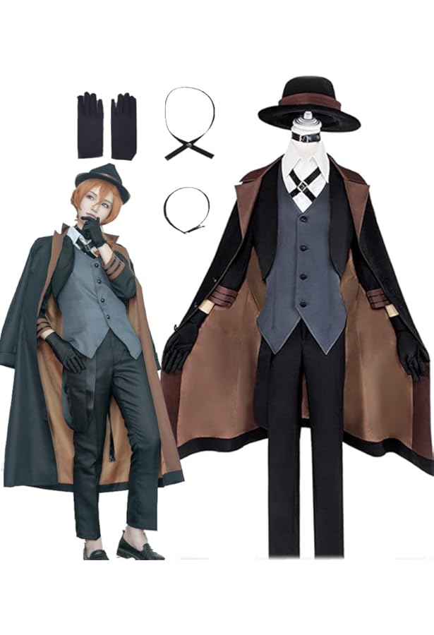 Amazon.co.jp: 文豪ストレイドッグス コスプレ 中原中也 コスプレ衣装