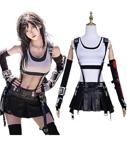 Amazon.co.jp: [NSPSTT] ティファ コスプレ 格闘服 FF7 コスプレ衣装