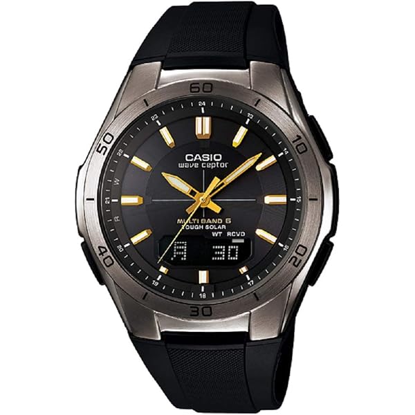 Amazon.co.jp: カシオ CASIO WAVE CEPTOR 電波 ソーラー メンズ 腕時計 