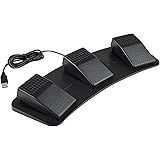 BJS FS3-P USB3連フットペダルスイッチ12cmCD付 2022年10月最新ドライバ 搭載FootSwitch ver.7.3.9 ショートカットなどのキーボードやマウスの操作が足で踏んで可能に