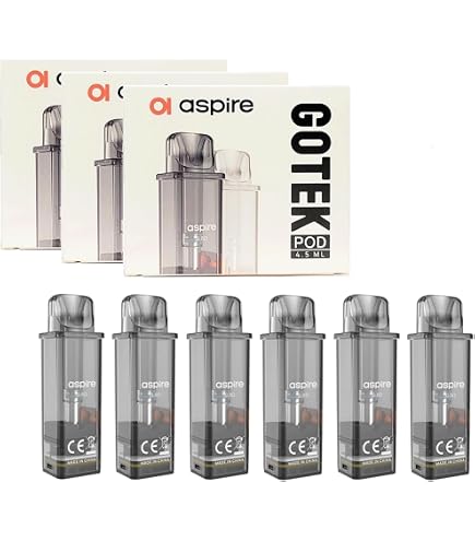 Amazon | Aspire GOTEK POD カートリッジ 3箱（合計6個）+ GOTEK対応 