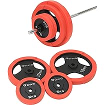 Amazon.co.jp: グロング バーベル バーベルセット 80kg プレート 