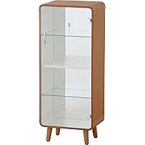 Amazon｜AZUMAYA コレクションシェルフ Lサイズ ブラウン色 PT