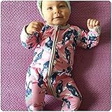 Honel ベビー 新生児服 長袖ロンパース カバーオール ボディースーツ ポケットデザイン ルームウェア かわいい 洋式 秋 冬 カジュアル 遊び お出かけ プレゼント 女の子 男の子 ユニセックス