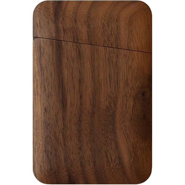 Amazon.co.jp: [Hacoa] 「Flap Card Case」使うほどに愛着増す木と革の