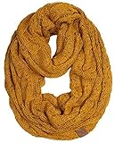 BYSUMMER C.C リブニットスヌード 冬用 ソフト 温かい US サイズ: One Size Fits Most