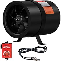 Amazon.co.jp: 150mm ダクトファンと調速機-ECモータ通風排気