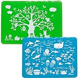 Brinware / Forest & Sea Friends Slip-Resistant Silicone Placemat Set by Brinware