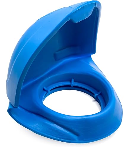 52mm Universal Car Washer Bottle Cap Cover – Blue, Plastic With Mounting Hardware