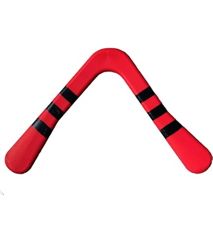 Boomerang LMI And FOX Noir - Modèle Pour Débutants Retour Facile