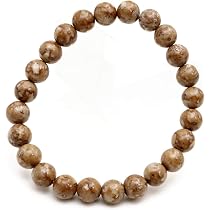Amazon | [GOLD STONE] 姫川薬石 ブレスレット 8mm 新潟県 糸魚川産