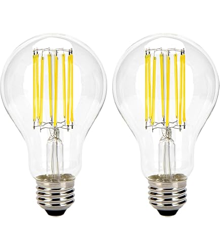 Amazon | LED電球 クリア E26 フィラメント 電球 レトロ 4W 電球色