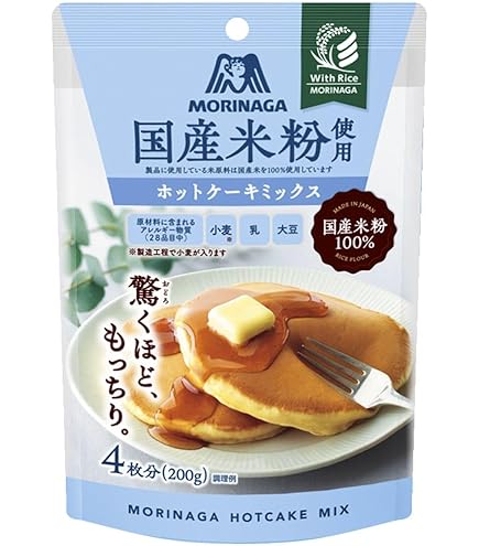 Amazon | 森永製菓 ホットケーキミックス 600g(150g×4袋)×12袋入