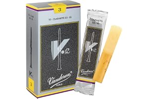 バンドーレン B♭クラリネットリード V.12 硬さ:3 (10枚入り)