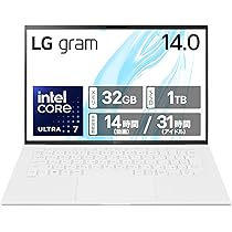 美品LG gram14 999g超軽量 37時間駆動13世代i5 16Gメモリ LG gram14 999g超軽量 37時間駆動13世代i5 16Gメモリ LG gram14 999g