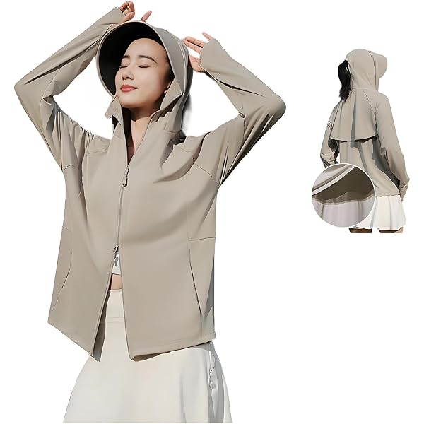 Amazon.co.jp: [カッパ] ツバ付きラッシュガード ギャザー切替