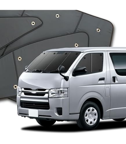 Amazon | Cargo ハイエース 200系 ワイドボディ サンシェード DX S-GL