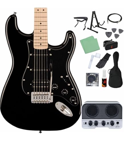Squier Sonic Stratocaster HSS ブラック Squier Sonic Stratocaster HSS - Black