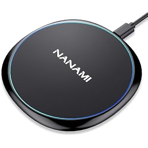 NANAMI ワイヤレス充電器 Qi急速 iPhone 12(Pro)/SE2/11(Pro)/X/8 AirPods2…