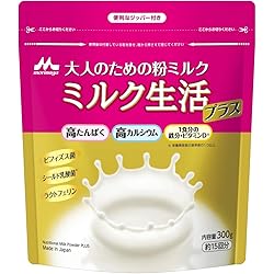 Amazon.co.jp: 森永乳業 大人のための粉ミルク ミルク生活 300g × 3缶