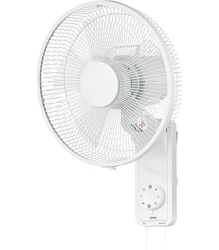 Amazon | ユアサプライムス 壁掛け扇風機 DCモーター 3D首振り 7