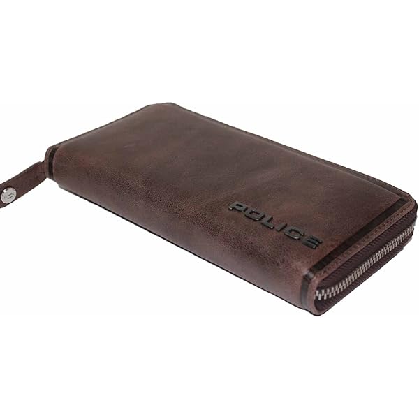 Amazon.co.jp: [ポリス]POLICE 二つ折り 長財布 イタリアンレザー 財布